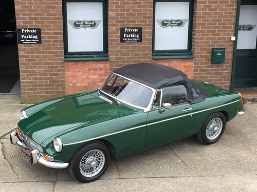 1971 MGB Roadster, Heritage shell, outstanding condition  SOLD