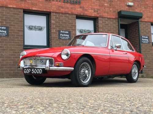 1966 MK1 MGB GT, OVERDRIVE AND WIRES SOLD