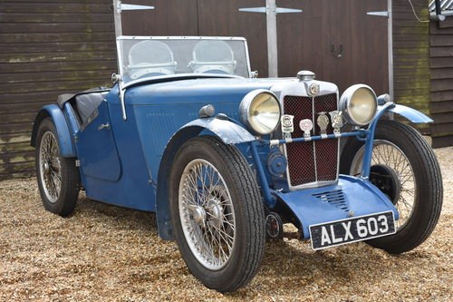 Lot 36 - A 1933 MG J2 - 11/04/18 For Sale by Auction