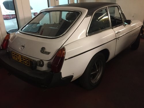 1978 White MGB GT In vendita