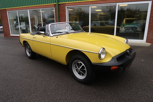 1992 MG MGB 1.8 Roadtser 78 miles only Snapdragon Yellow SOLD