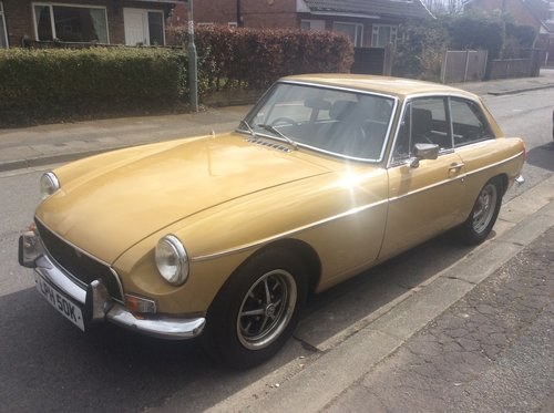 1972 Mgb gt rare auto very low miles tax exempt For Sale
