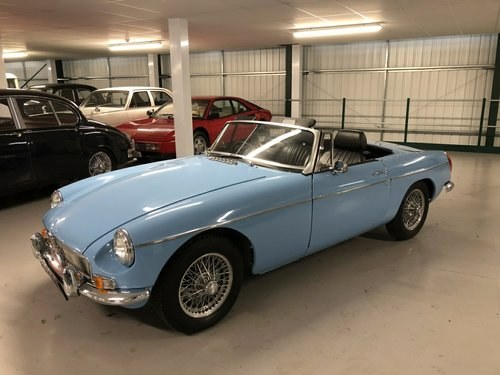 1972 MGB Roadster manual with overdrive SOLD