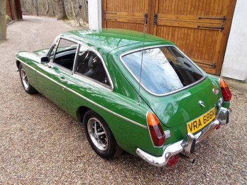 1974 MGB GT Older Restored British Racing Green  SOLD