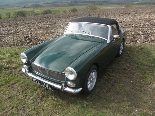 1972 MG Midget 1380cc 5 speed Heritage shell For Sale SOLD