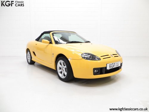 2002 An Exceptional Trophy Yellow MG TF 135, Just 20,339 Miles VENDUTO