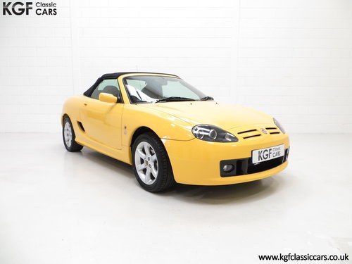 2002 An Exceptional Trophy Yellow MG TF 135, Just 20,339 Miles VENDIDO