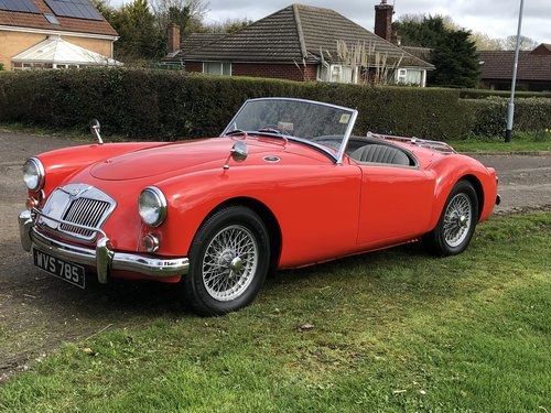 MGA ROADSTER-1959 MK1-EXCELLENT CONDITION -CHARIOT RED For Sale