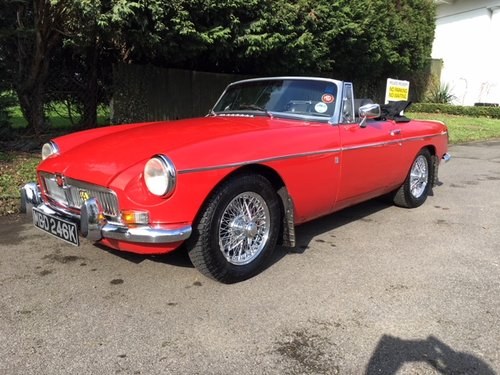 1972 MGB roadster Bly 32000 Miles showing In vendita