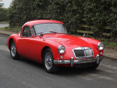 1957 MGA 1500 Coupe - Original RHD, Swiss registered from new SOLD
