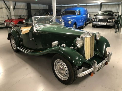 1953 MG TD. Original UK Supplied Right Hand Drive. 5 Speed. SOLD