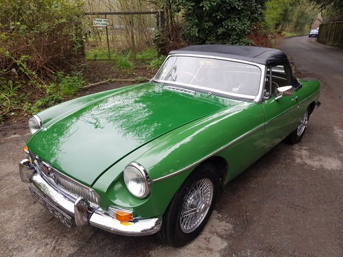 1965 MGB Roadster Green SOLD