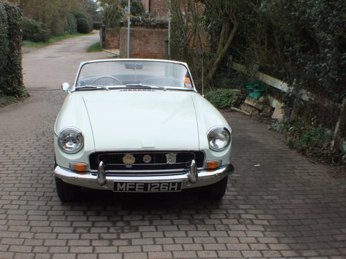 1970 MGB Roadster Old English White, Overdrive In vendita