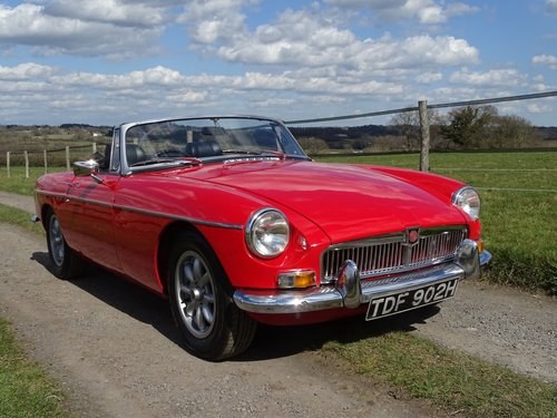 1970 Outstanding MGB Roadster,superb driver's car! SOLD