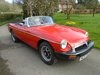 1976 MGB Roadster with Overdrive  SOLD