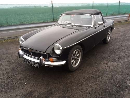 1973 MG B Convertible at Morris Leslie Vehicle Auctions For Sale