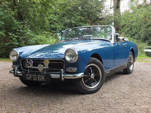 1972 MG Midget in Teal Blue For Sale