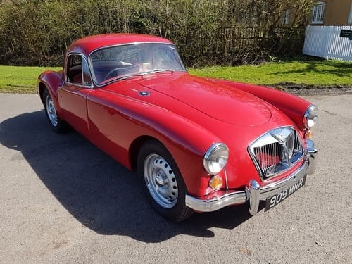 1962 MGA MK2 Coupe Deluxe 1622cc Super Rare & Immaculate SOLD