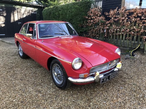 1965 EXCEPTIONALLY RARE MK1 MGB GT For Sale