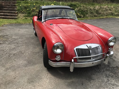 1961 MGA Roadster 1600 in Red lhd In vendita
