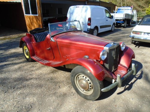 1953 MG TD Rust Free LHD import from California SOLD