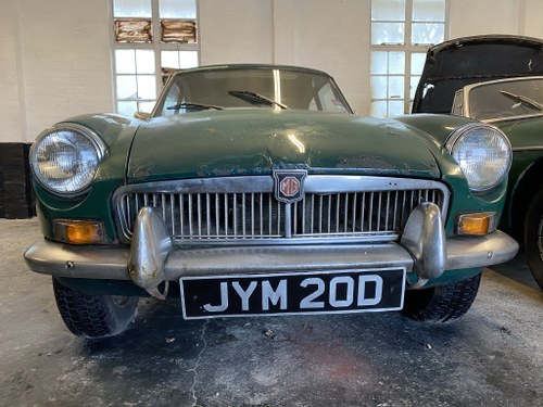 1966 MGB GT MK1  narrow tunnel BRG ‘JIMMY’ For Sale