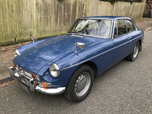 MG B GT 1967 - To be auctioned 30-07-21 For Sale by Auction