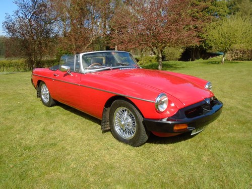 1978 MGB Roadster with Overdrive VERKAUFT
