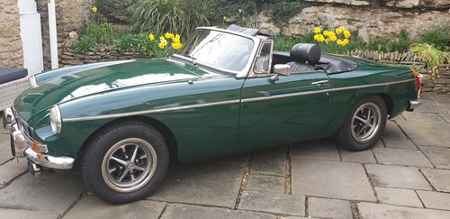 MGB Roadster. Last of the Chrome bumpers....August 1974. For Sale