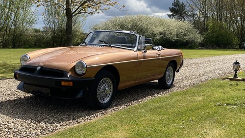 MGB ROADSTER LE-1981-Rare wire wheel -48k miles SOLD