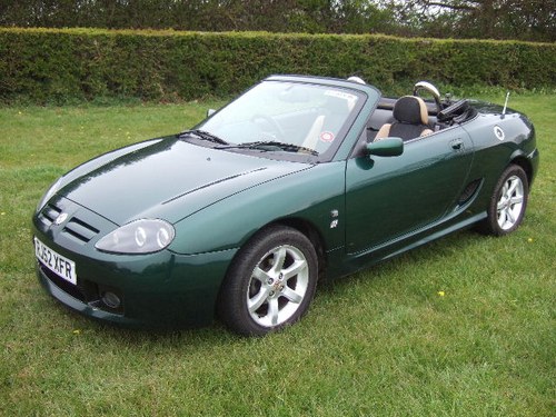 2002(52) MG TF 120 Stepspeed. Metallic British Racing Green In vendita