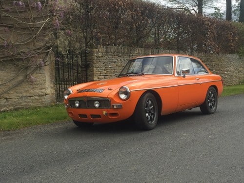 1974 MGB GT Sebring style 1950cc MOT to May 2022. SOLD