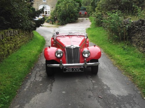 1954 MG TF 1250 matching numbers in Red in good road worthy For Sale