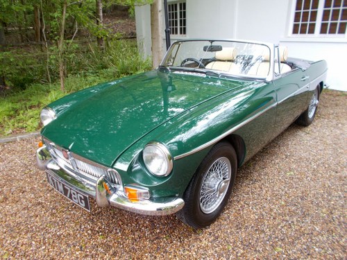 1968 MGB Roadster Heritage Shell Rebuild VERKOCHT