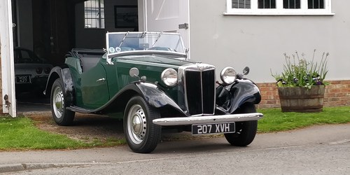 1953 MG TD LHD extensively restored In vendita