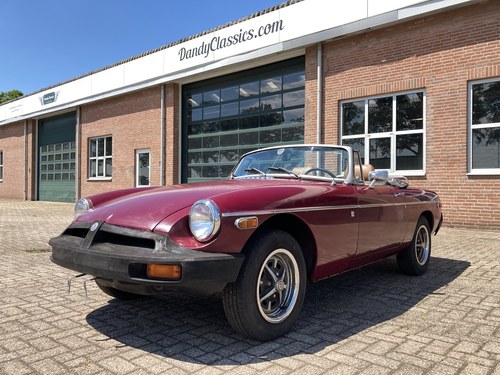 1979 MGB roadster with overdrive (LHD) RESERVED For Sale