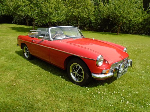 1971 MGB Roadster with Overdrive VENDIDO