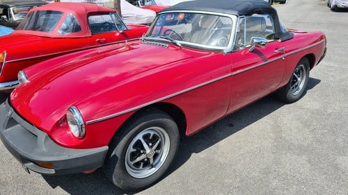 1979 MGB Roadster in carmine red For Sale