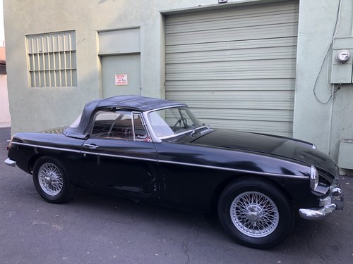 ***1966 MGB (Factory black w/ Factory O/D) For Sale