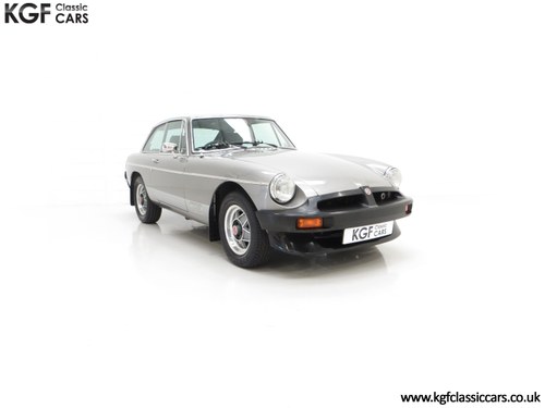 1981 The MGB Limited Edition ‘The Silver GT LE’ Number 327 of 580 SOLD
