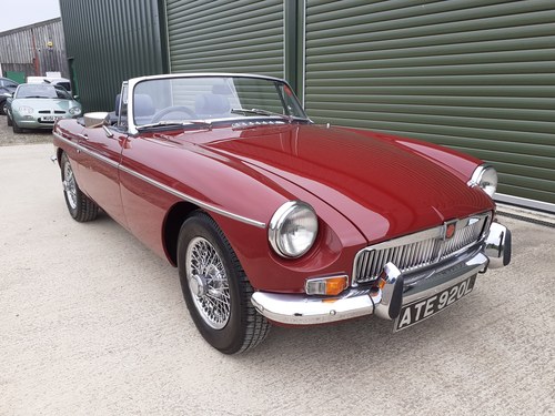 1973 MGB Roadster in excellent condition VENDUTO