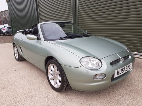 2001 MG MGF very low mileage, rare colour SOLD