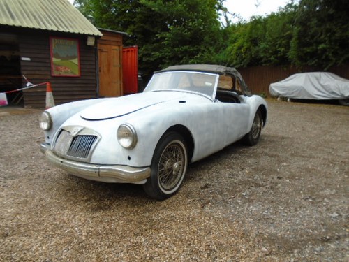 1957 1500cc MGA Roadster LHD - Superb project For Sale