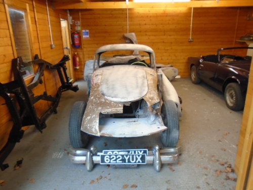 1957 MGA COUPE LHD for restoration For Sale