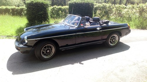 1977 MGB Roadster with 5 speed gearbox VENDUTO