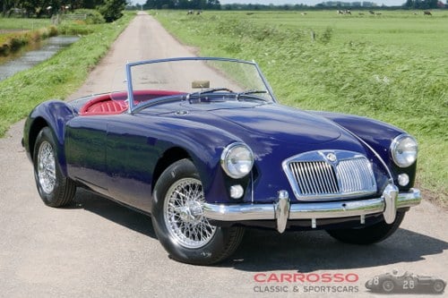 1958 MGA Roadster equipped with a 5-speed manual gearbox For Sale