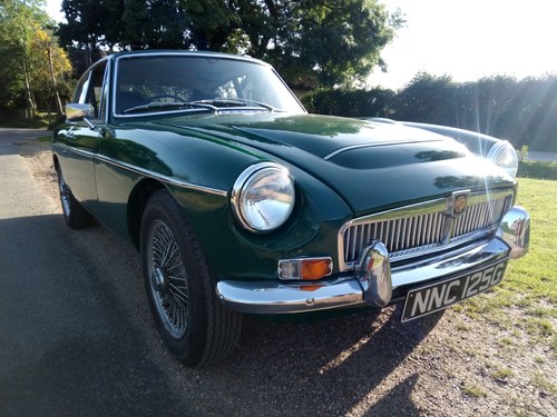 1969 MGC GT British Racing Green Wire Wheels, Overdrive 3L 6cyl. In vendita