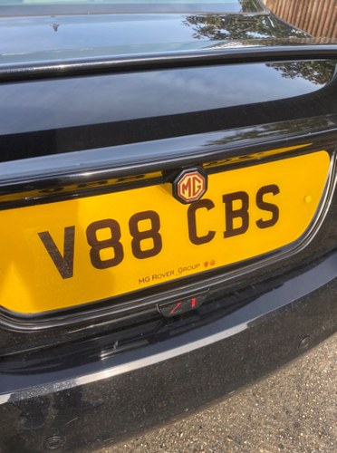 V88 CBS - Private Number Plate In vendita