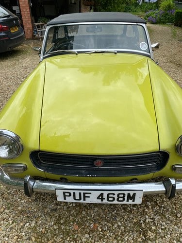 1973 MG Midget MkIII 1275cc in Citron Yellow For Sale