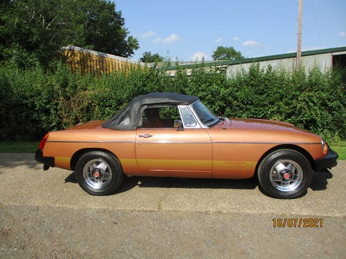 1980 Unused MGB LE Roadster Bronze as new full history 76 miles For Sale